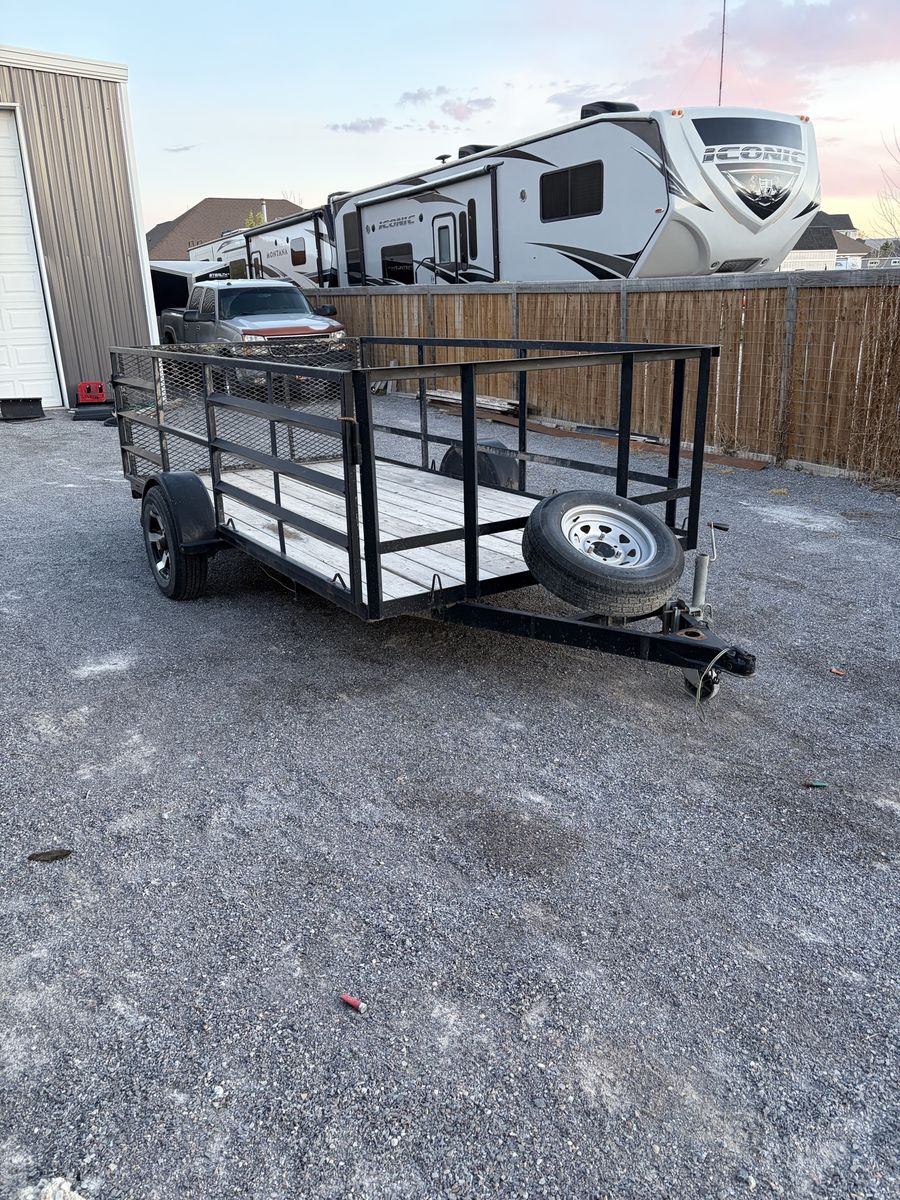 Utility/ATV Trailer With Side Ramp