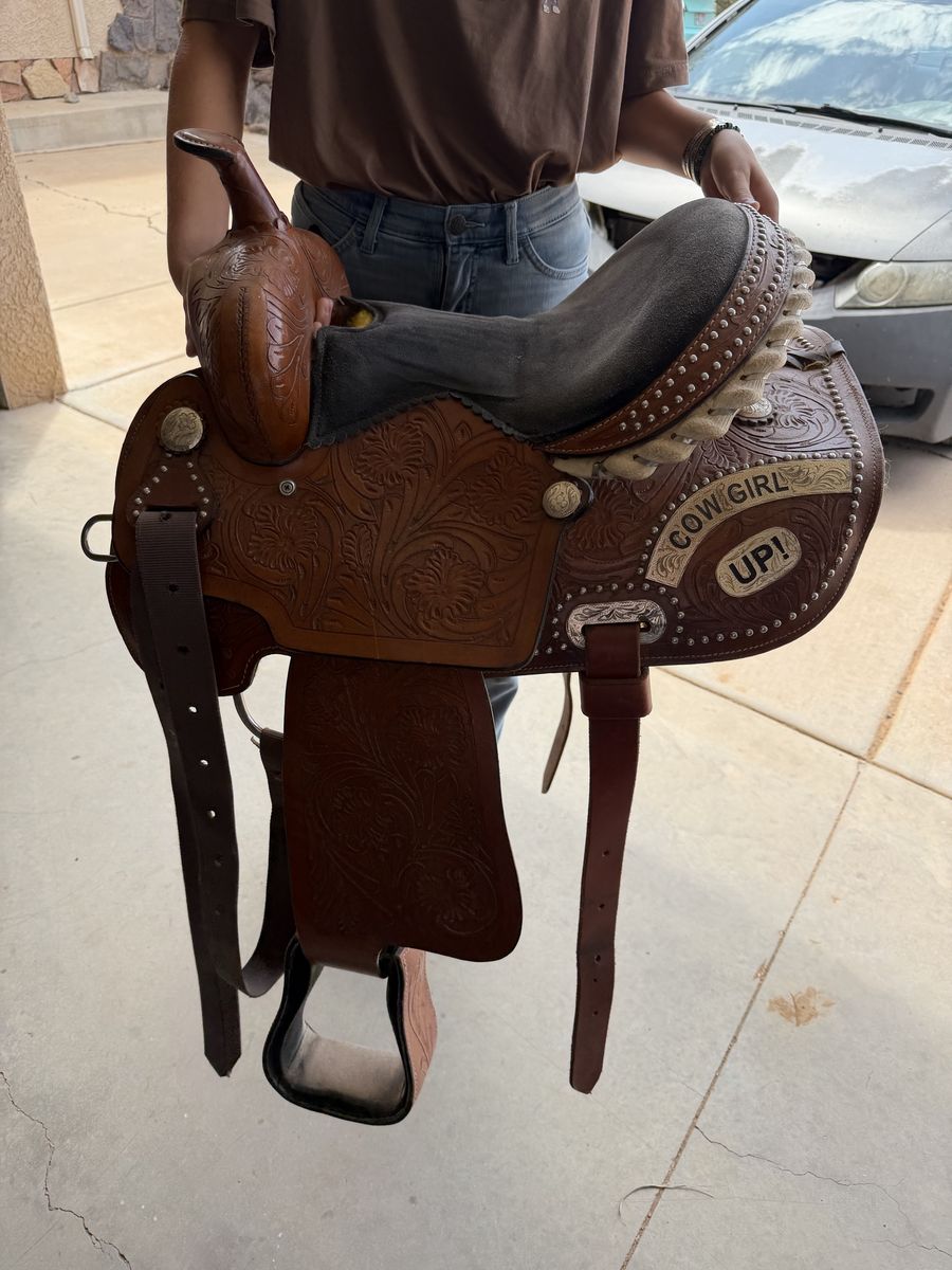 Cowgirl Up Western Saddle