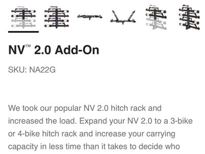 KUAT Bike Rack And extender