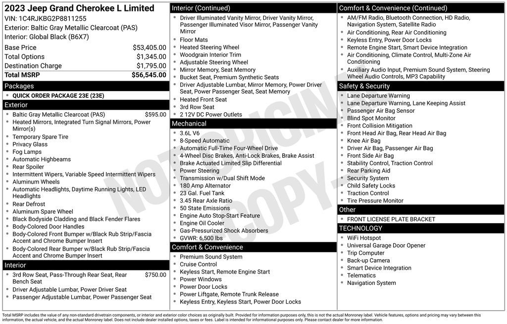 2023 Jeep Grand Cherokee L Limited