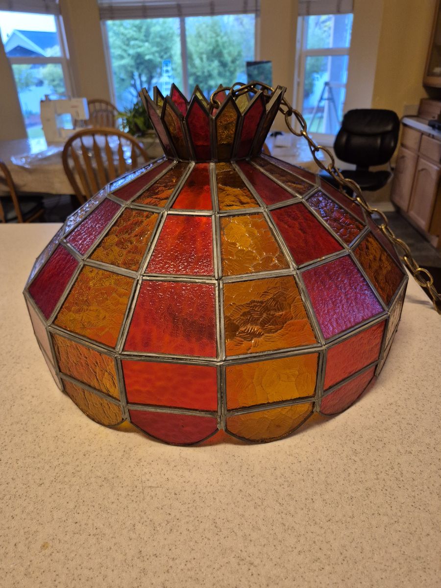 Tiffany style ceiling light