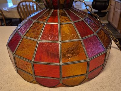 Tiffany style ceiling light