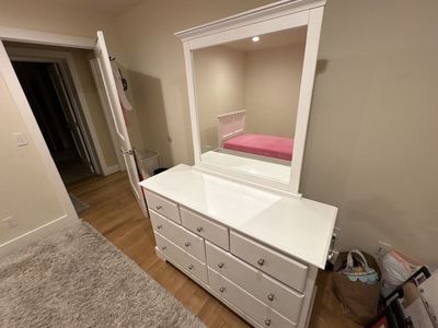 Dresser with mirror