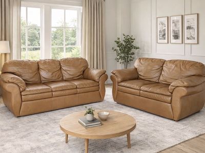 Leather Couch And Love Seat