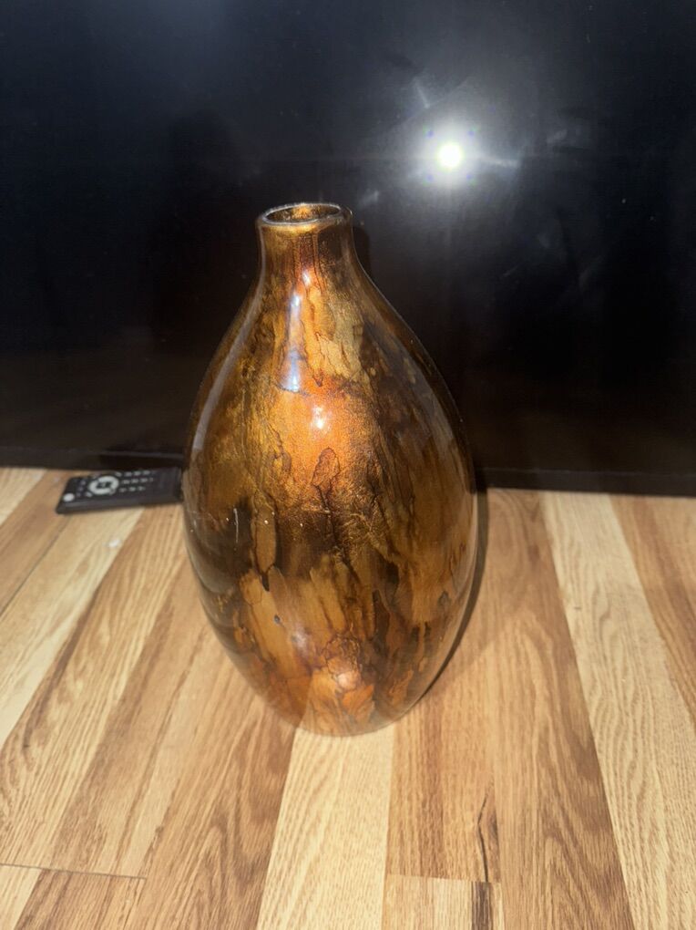 Metallic Handmade Ceramic Pottery Vase