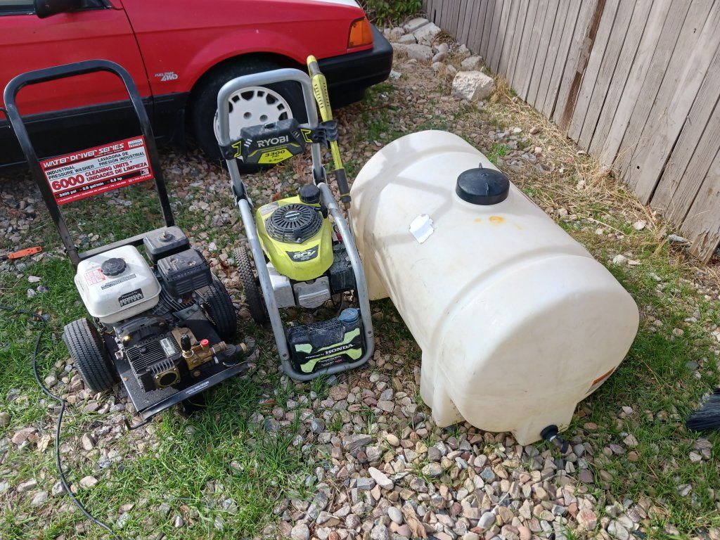 Pressure Washers, Water Tank, and Shop Vacuum Bundle
automotive detail startup kit