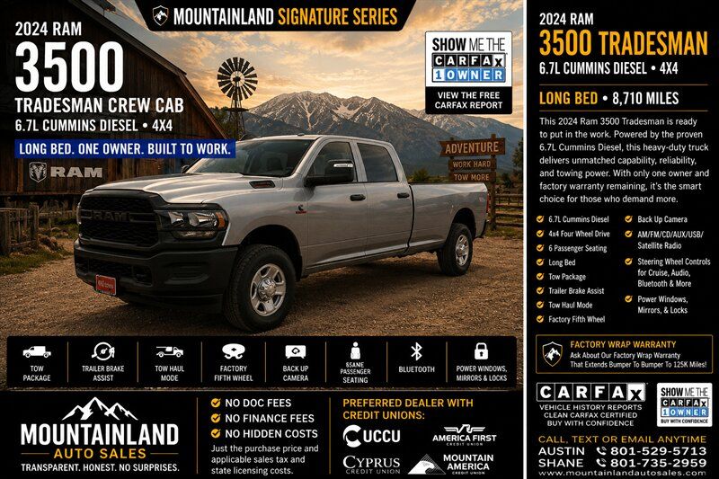2024 Ram 3500 Tradesman