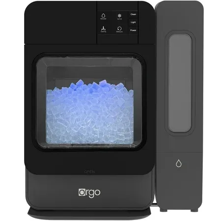 Orgo Products The Sonic Countertop Ice Maker, Nugget Ice Type, Black