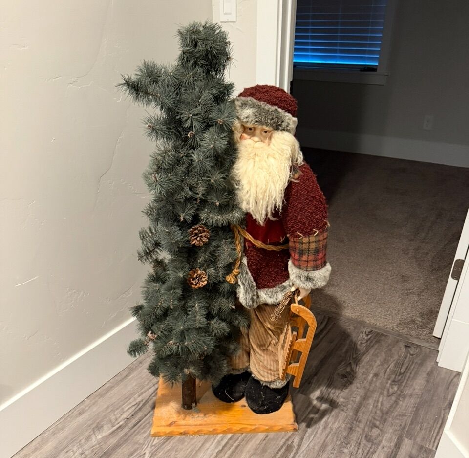 Ceramic Face Santa Claus Decoration