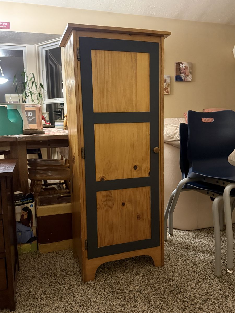 Cute solid wood cabinet,