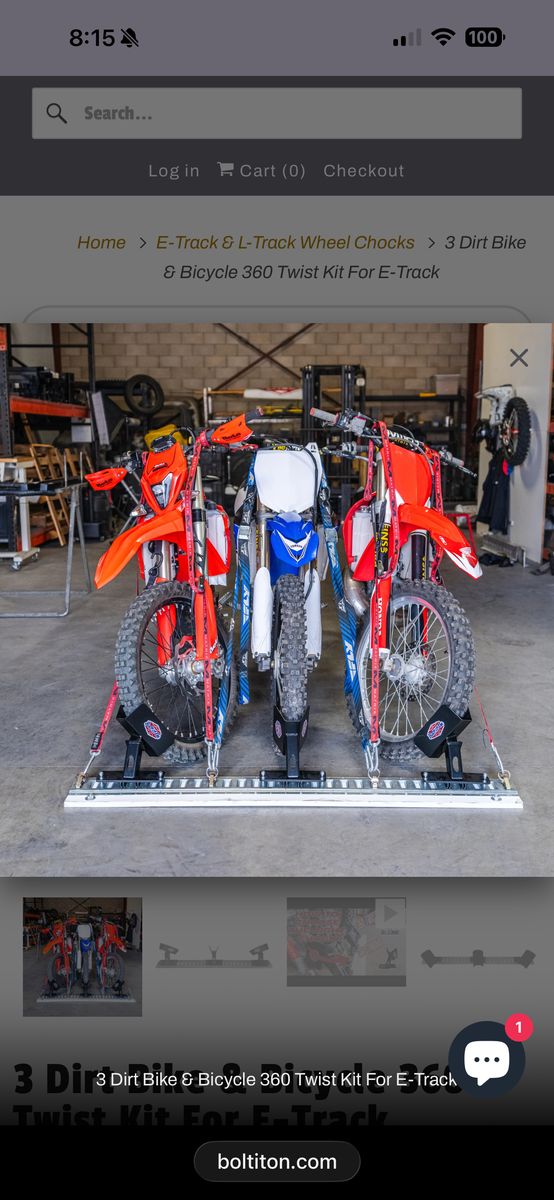 Bolt It On 3 Bike Set  Dirt Bike KTM