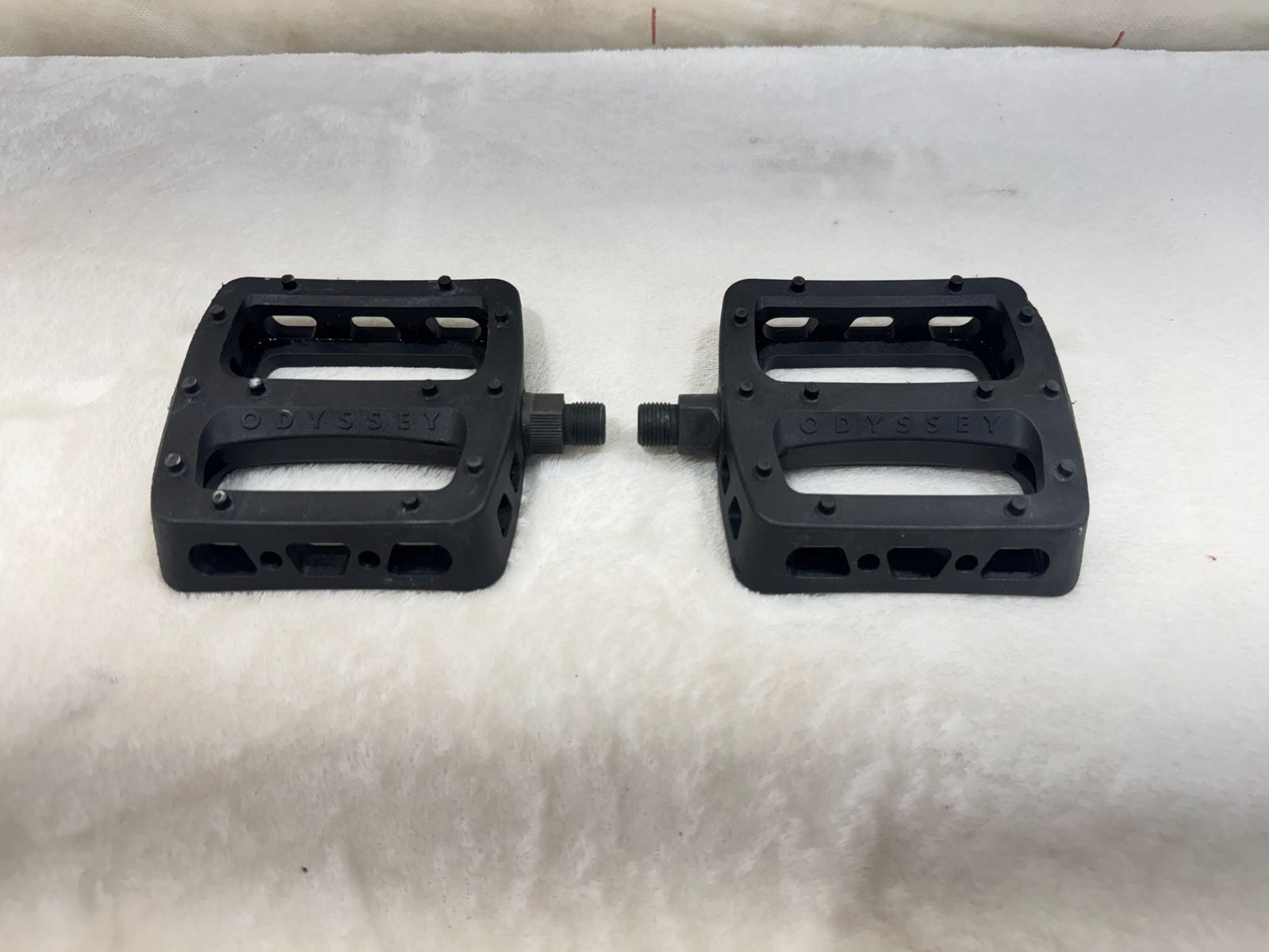 Odyssey Twisted PC Plastic BMX Bike Pedals - Black Pair