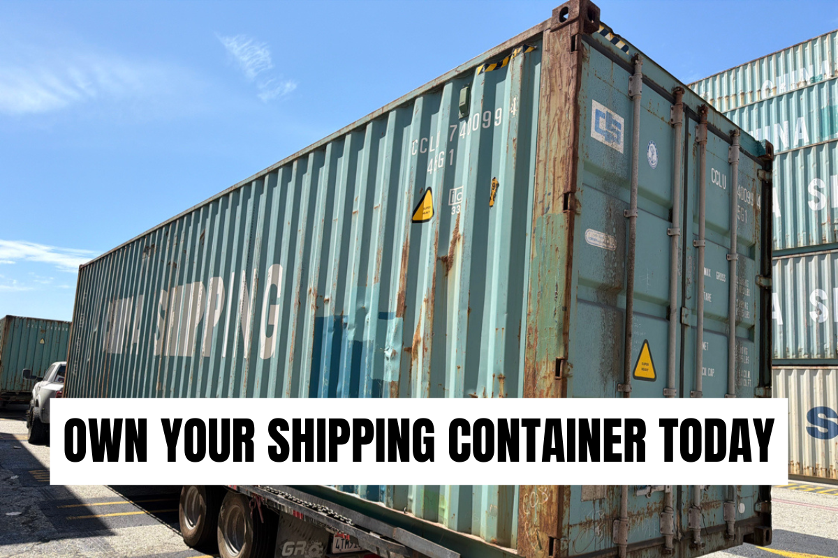 40' Shipping Container – Home & Property Storage – Available Now