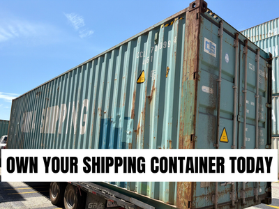 40' Shipping Container – Home & Property Storage – Available Now