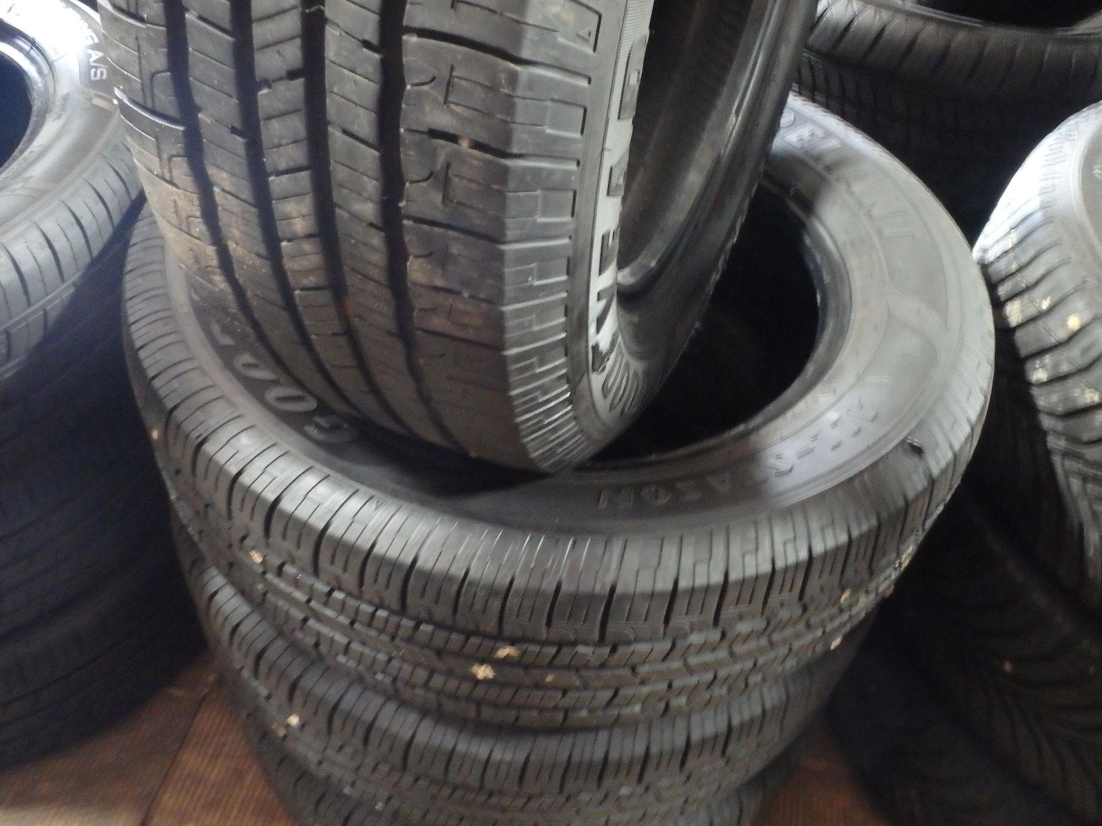 215/65R17 GOODYEAR RELIOANT A/S SET OF USED TIRES