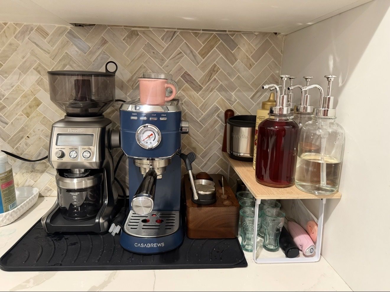 Espresso set up