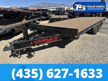 8.5x22 Double A Pro Series HB Deckover Equipment Trailer -  15.4K GVWR -
