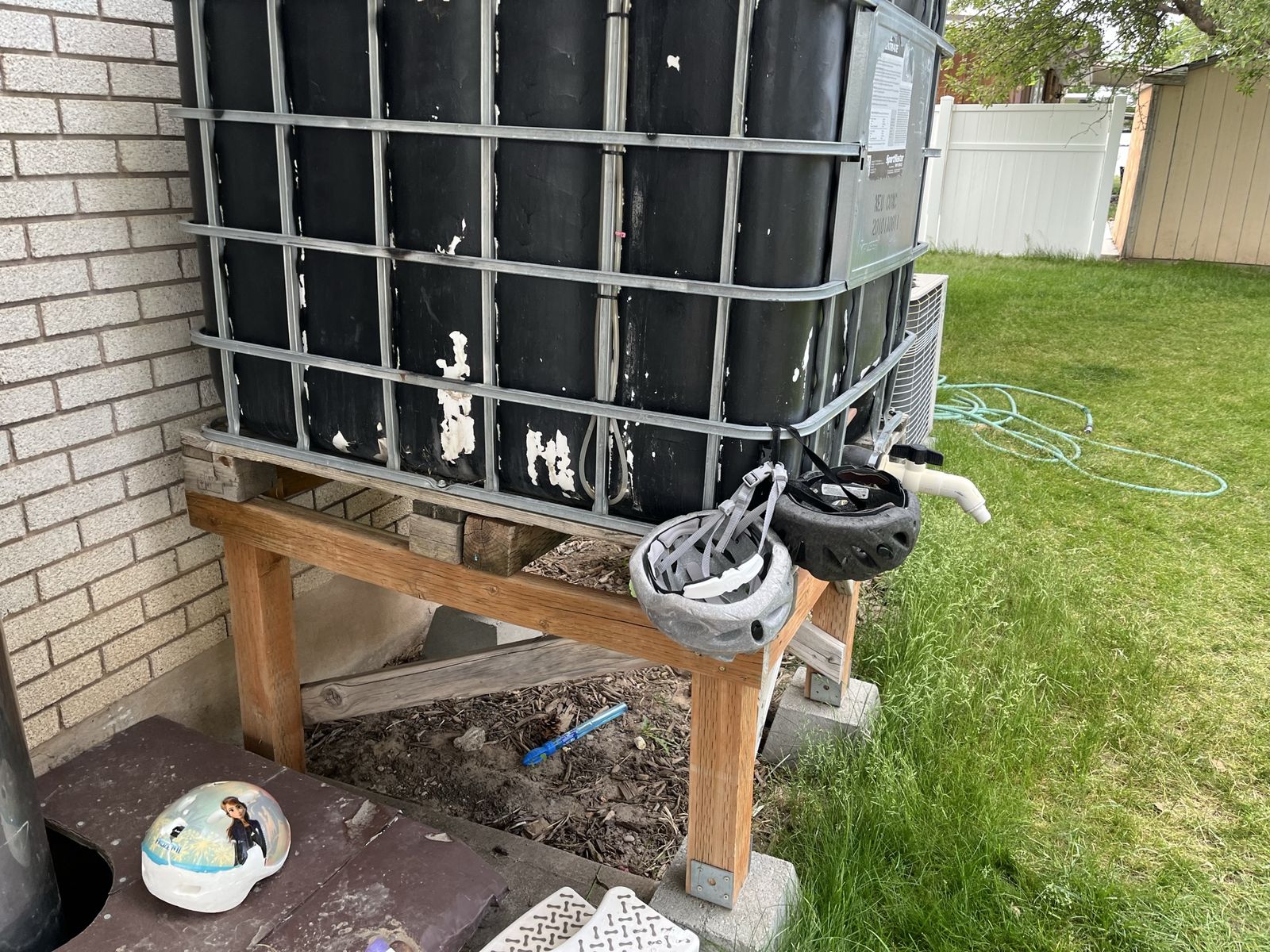 Rain catch system.