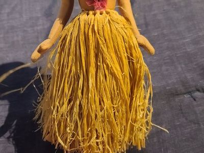 Cloth mask Face Hawaiian Doll