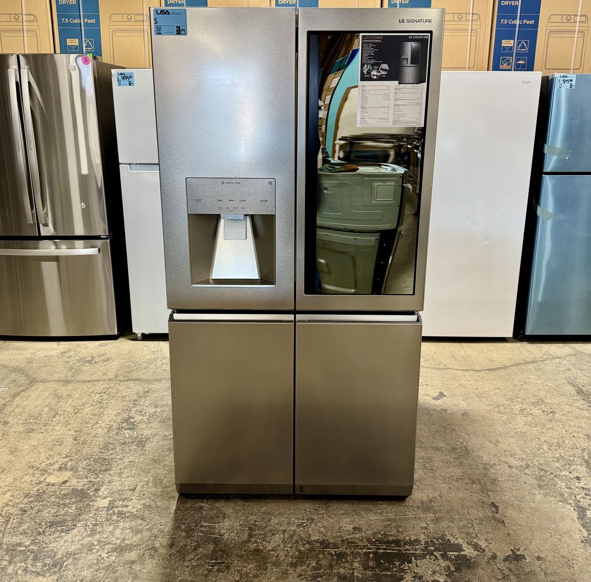 NEW LG SIGNATURE SERIES FRENCH DOOR REFRIGERATOR