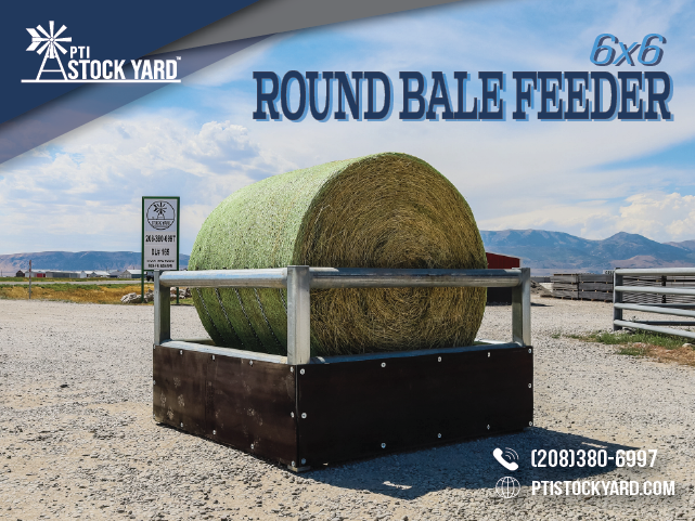 Heavy-Duty Round Bale Feeder 6X6
