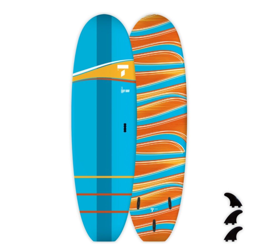 New 7'6" Paint Easy Softboard Surfboard. Ocean Surf Board