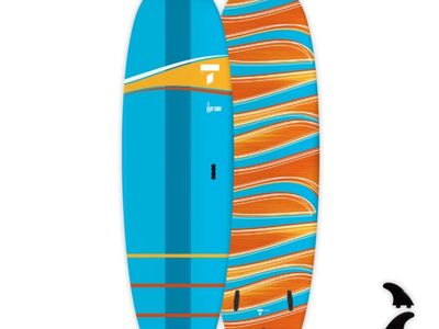 New 7'6" Paint Easy Softboard Surfboard. Ocean Surf Board