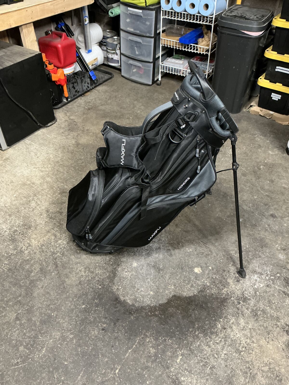 Maxfli Honors 14-Way Stand Bag (Black/Gray)