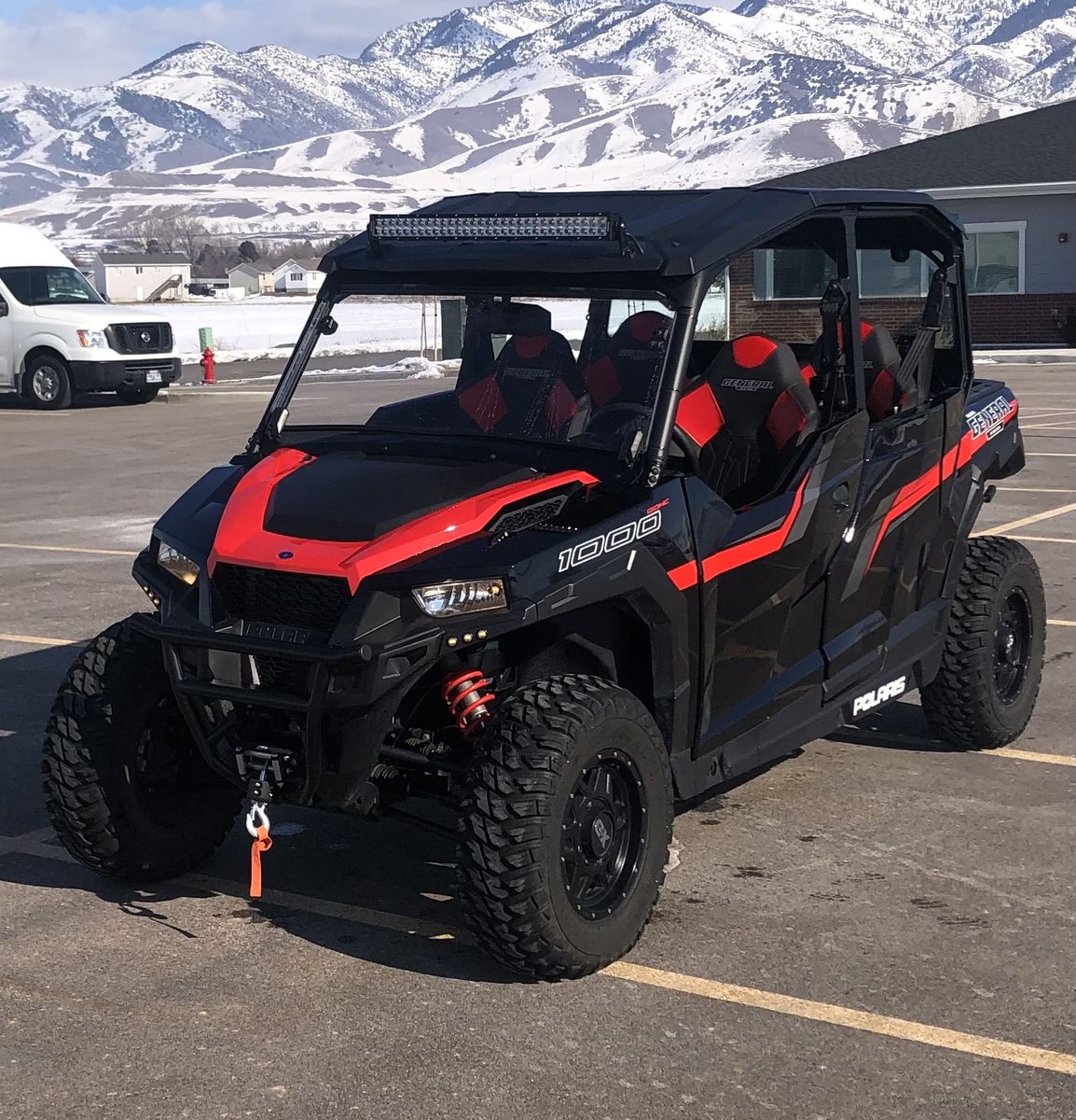 2018 Polaris General 4 1000 eps with snow plow and extras 