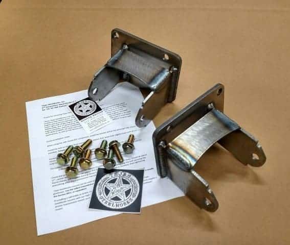 Square body C10 LS swap engine mounts 