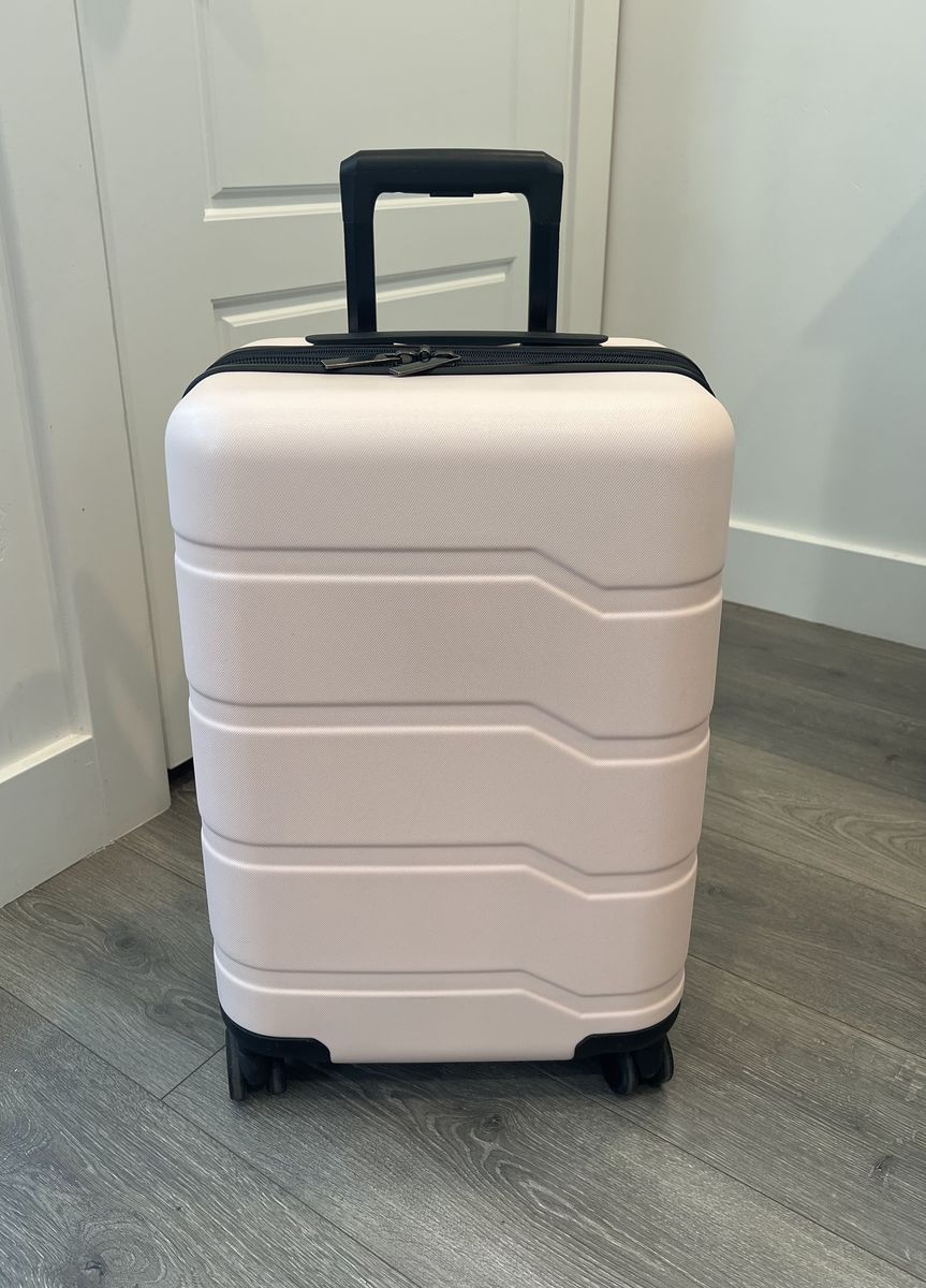 Open Story Expandable Hardside Carry-On Spinner Suitcase - Light Pink