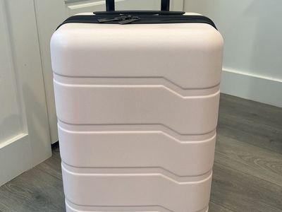 Open Story Expandable Hardside Carry-On Spinner Suitcase - Light Pink