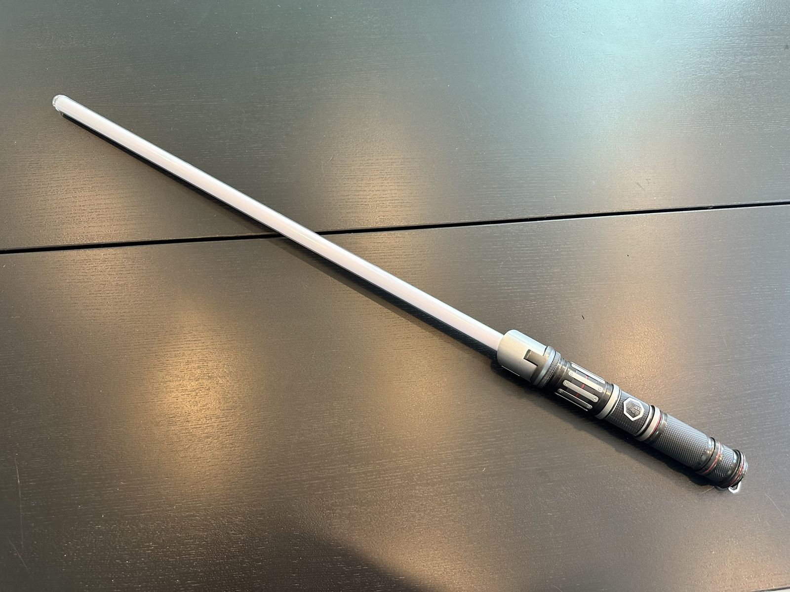 Disneyland Savi’s Workshop constructed lightsaber (LED) modular metal hilt with blade