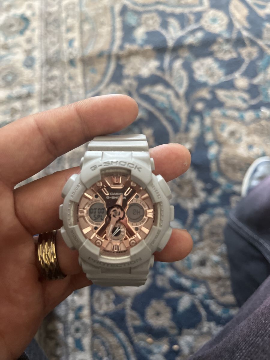 G shock watch rose gold
