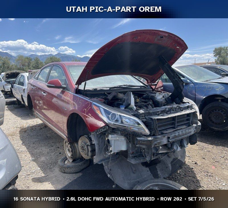 2016 Hyundai Sonata Hybrid Parts - UTPAP Orem