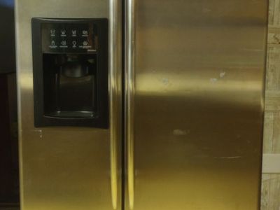 GE Profile double door fridge.