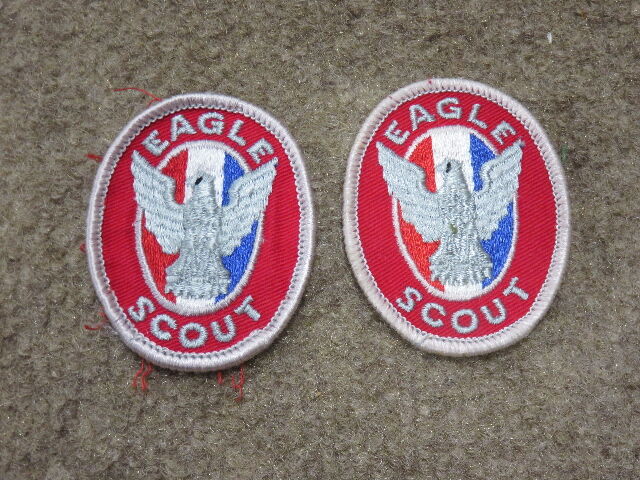 PAIR OF 1976 EAGE SCOUT PATCHES - BRAND NEW