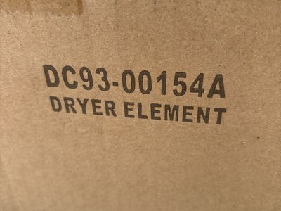 Samsung DC93-00154A Dryer Heating Element - New in Box