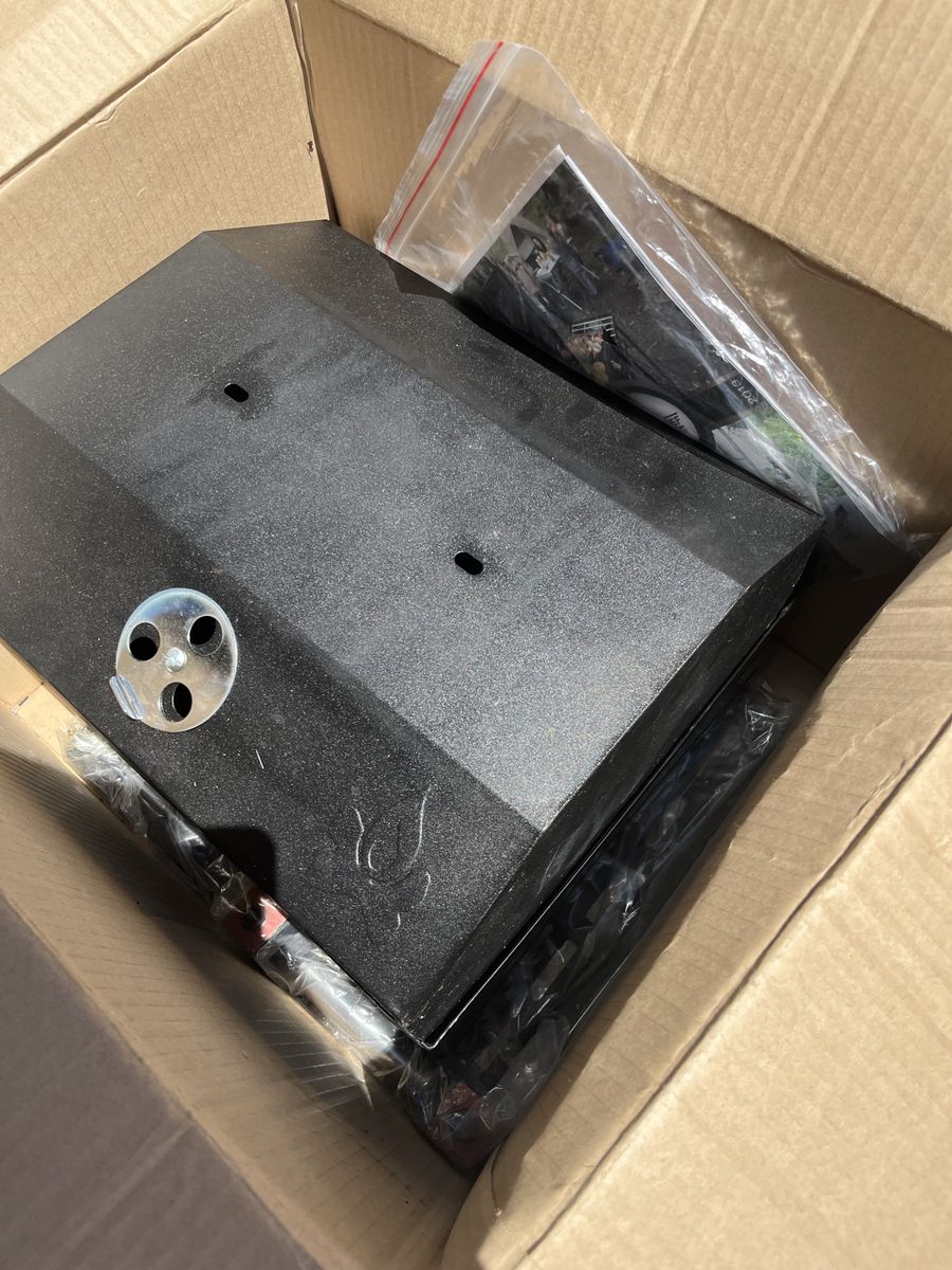 New Black- Portable Outdoor Charcoal Grill, Unused in Box