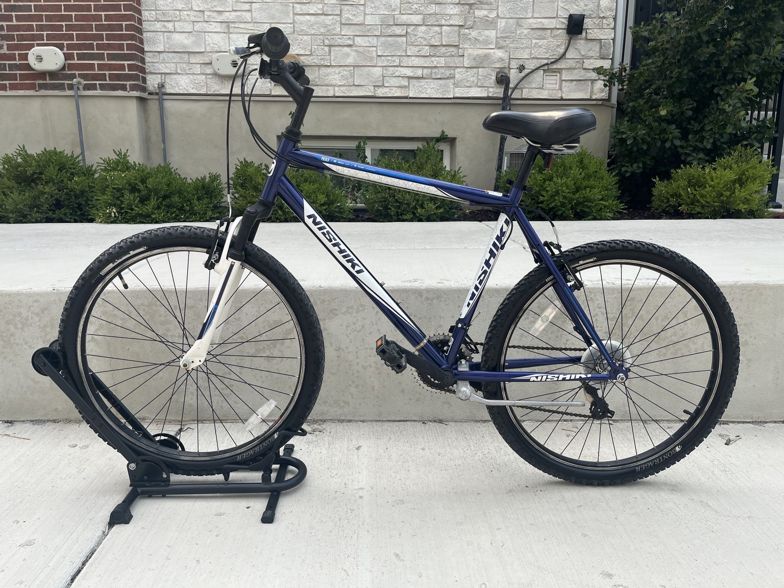 Nishiki Mountain Bike 20" LG | 26" Bontrager Tires | Shimano 21-Speed