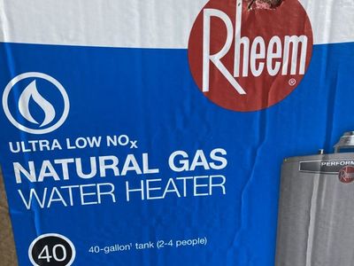 Rheem water heater 40 gallon gas