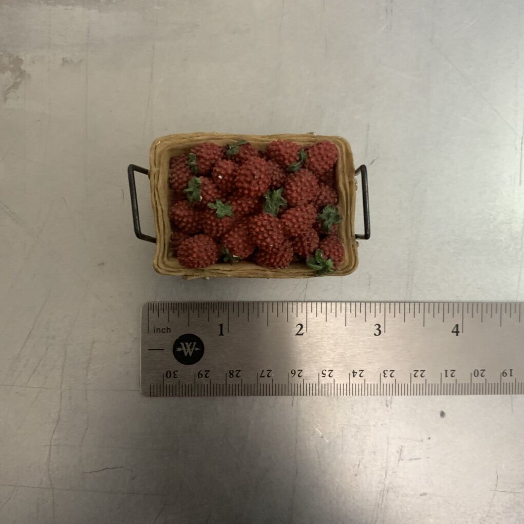 Boyds Bears Sweetie Pies Raspberry Basket Ceramics