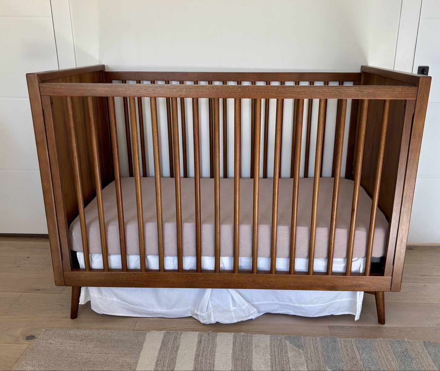 Pottery Barn Kids Mid-Century Crib Solid Wood