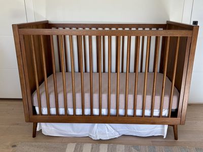 Pottery Barn Kids Mid-Century Crib Solid Wood