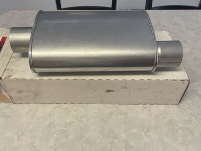 IMC Performance T-914 Universal Muffler - 3" Inlet/Outlet, 20" Overall Length, New