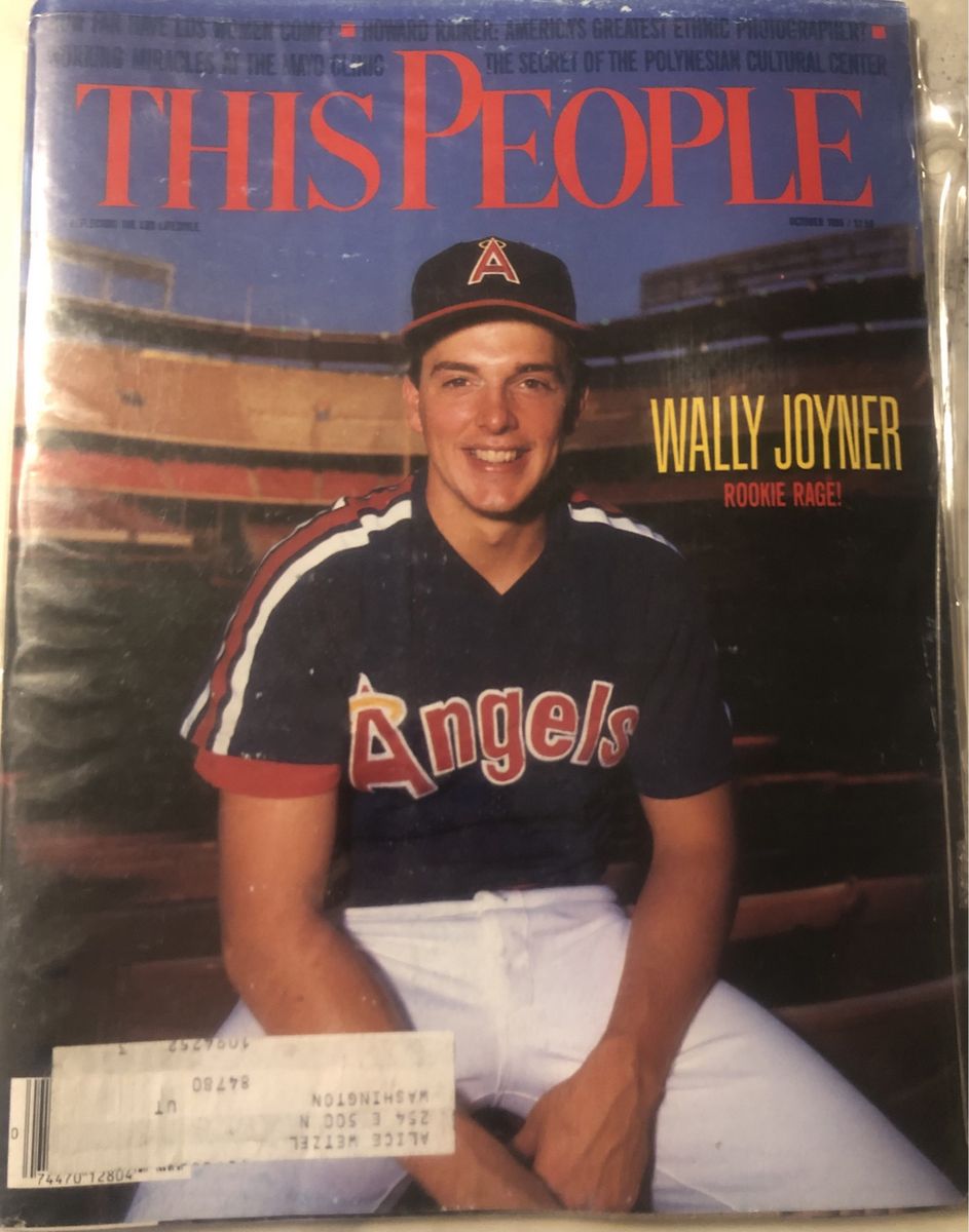 This People Magazine October 1986 - Wally Joyner "Rookie Rage!" - Vintage Angels MLB Baseball Cover