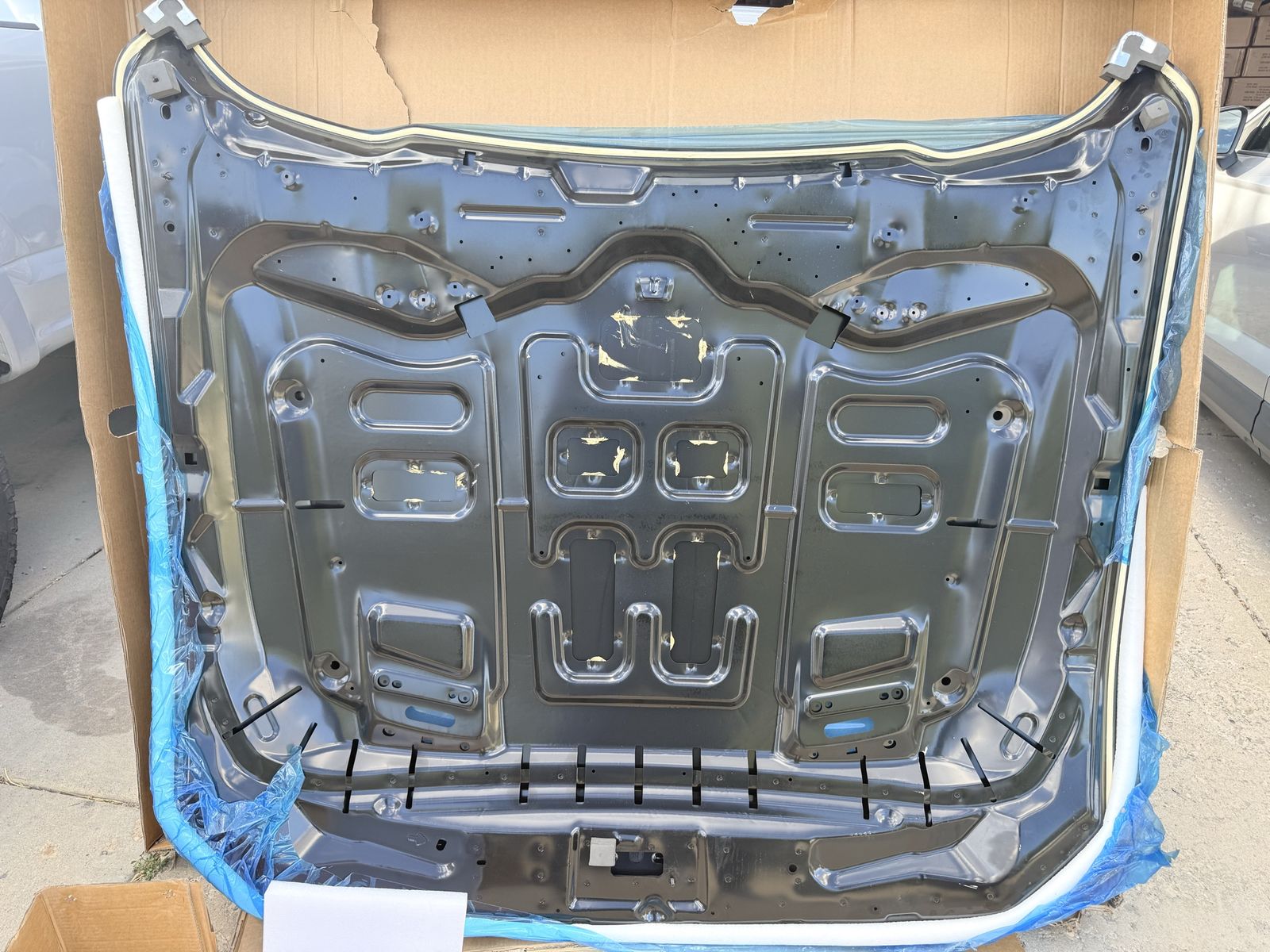 2018-2023 Ford Mustang Aluminum Hood Panel - Brand New (Primed)