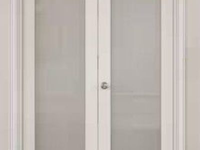 New - Interior Frosted Glass Bi-Fold Door, See all Pictures