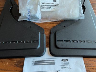 Genuine OEM Ford Bronco Sport (2021+) Front Splash Guards Mud Flaps M1PZ-16A550-BA