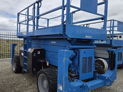 2012 Genie GS-3384 RT 4x4 Dual Fuel Scissor Lift # 4615